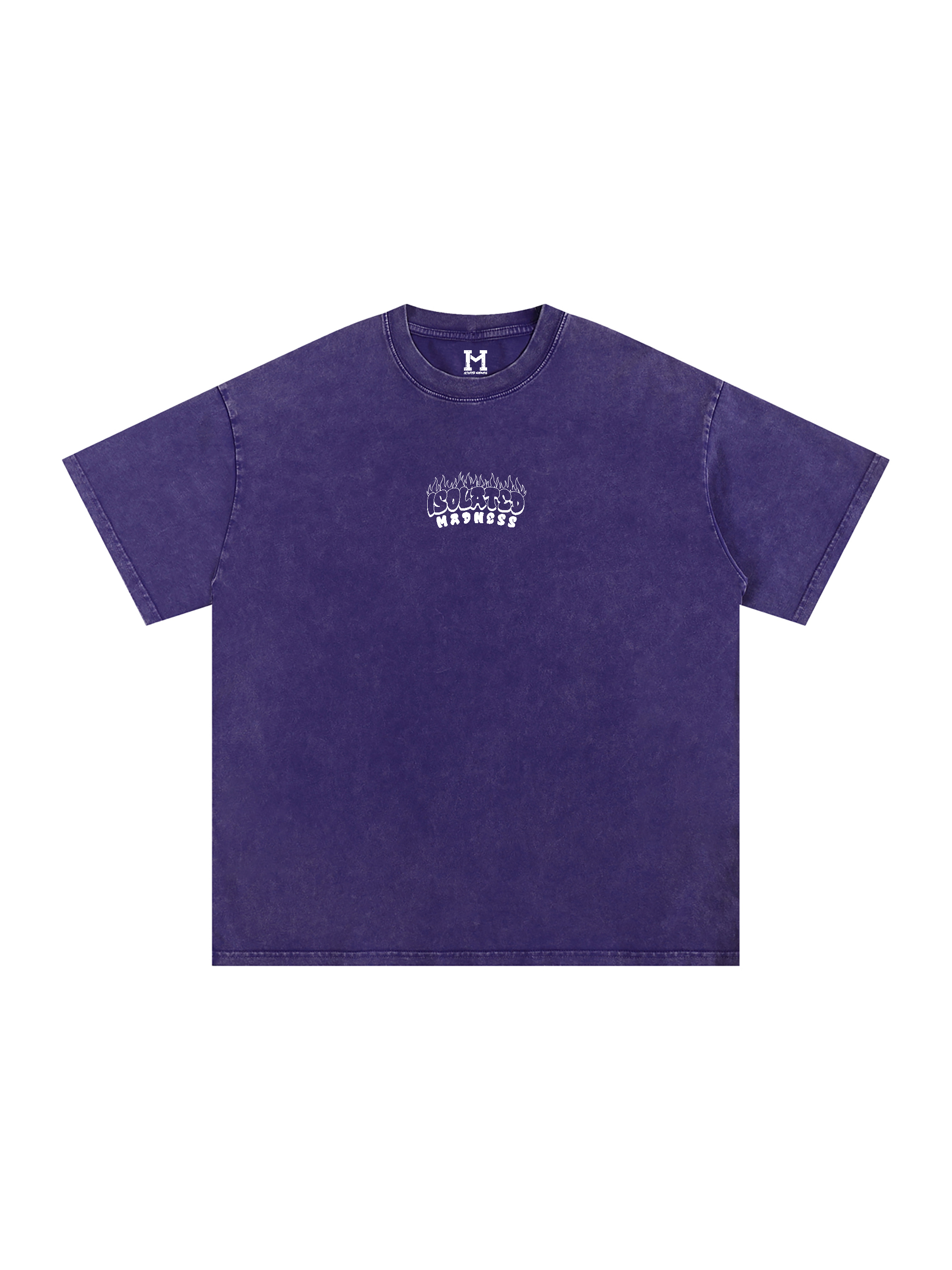 FLAMES EMBROIDERED TEE